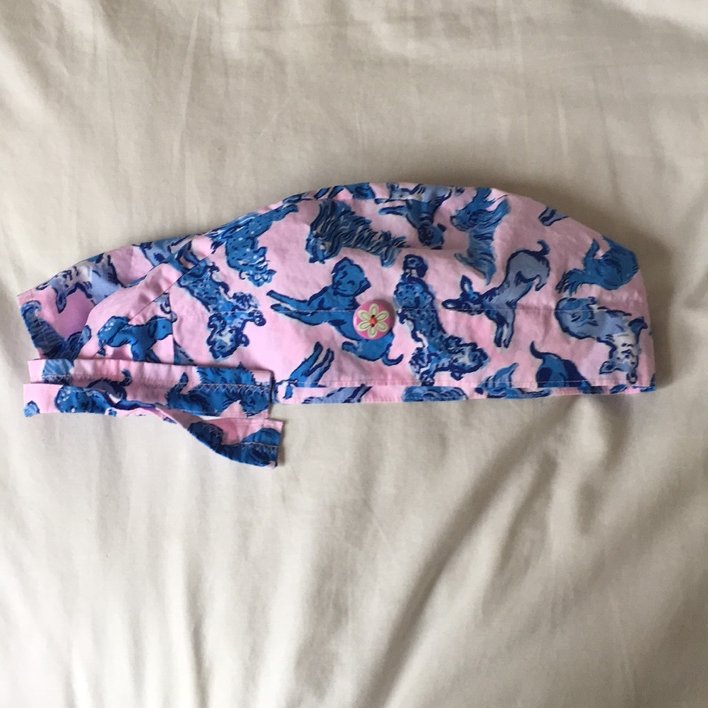 Lilly Pulitzer scrub cap